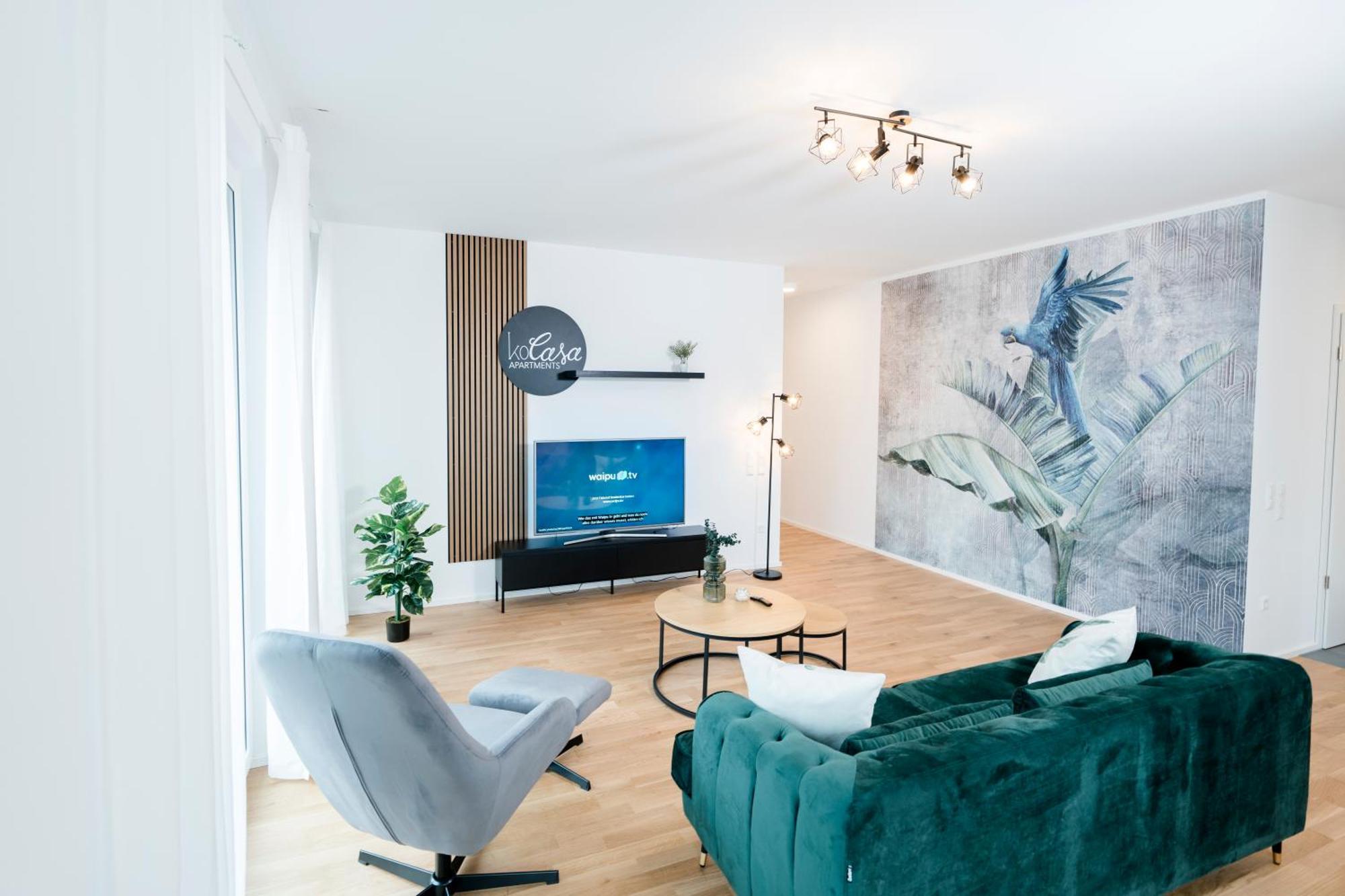Kocasa-Apartments 02, Design, City-Center Boeblingen, Stellplatz, Balkon, Waipu-Tv Kültér fotó