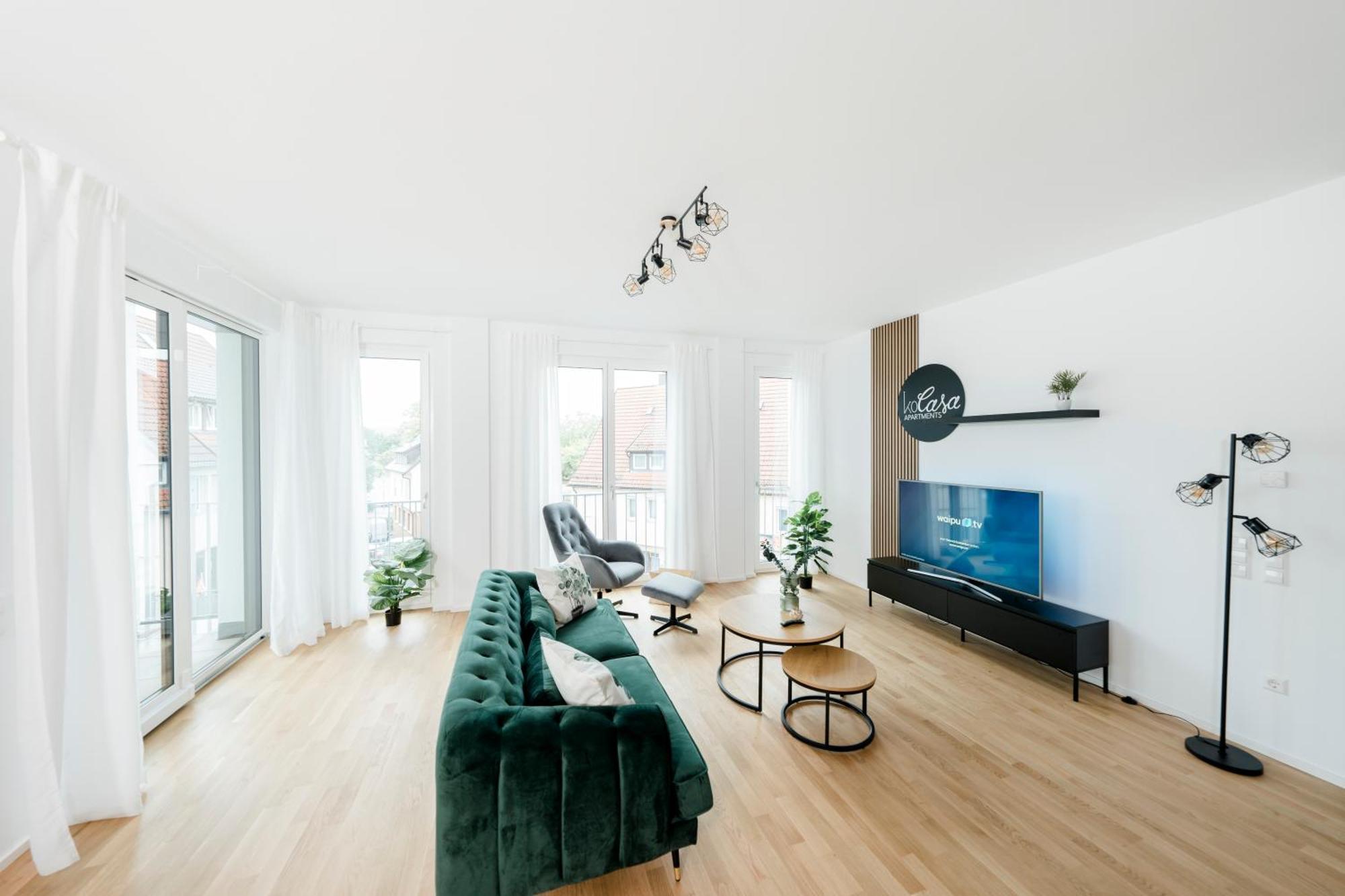 Kocasa-Apartments 02, Design, City-Center Boeblingen, Stellplatz, Balkon, Waipu-Tv Kültér fotó