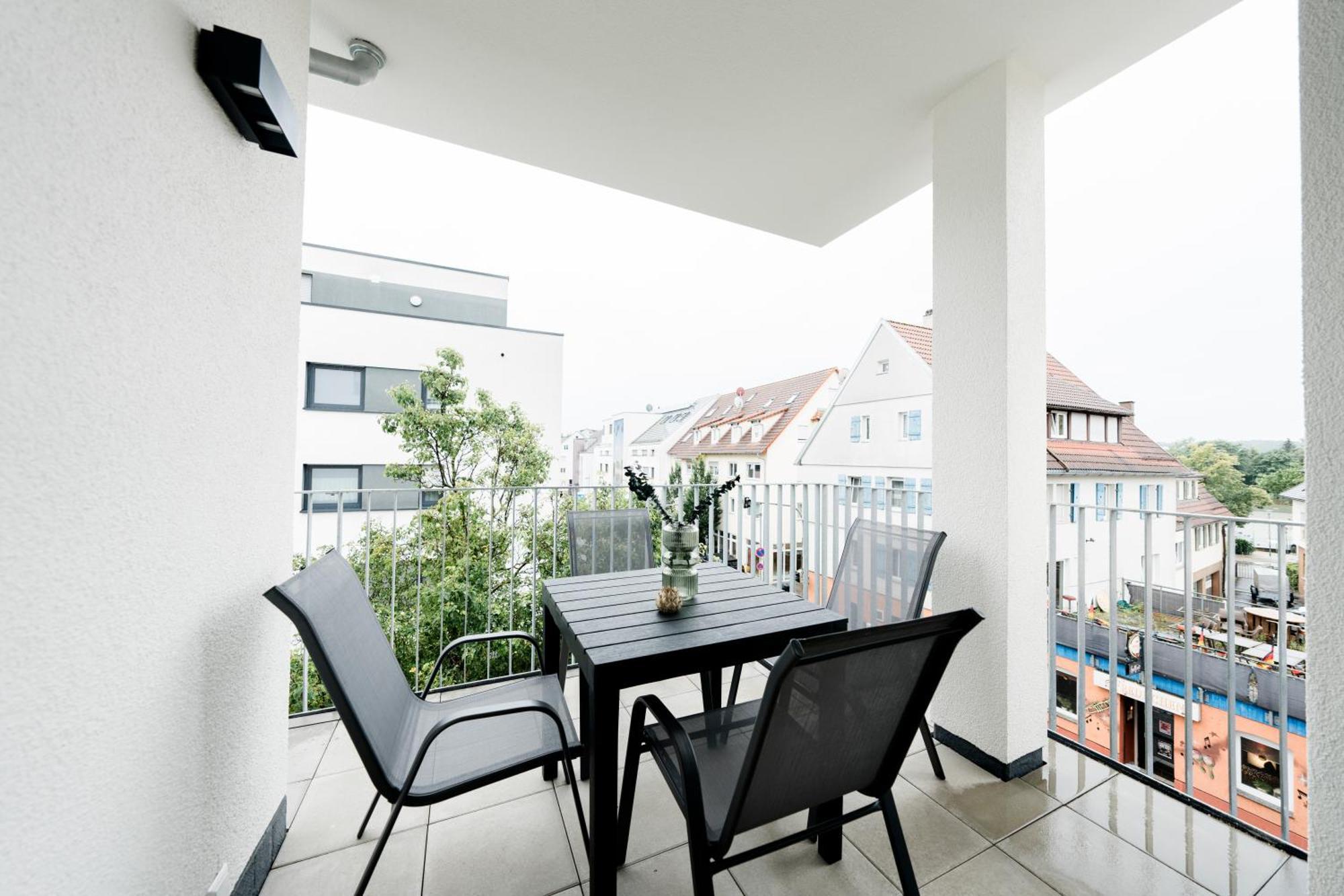 Kocasa-Apartments 02, Design, City-Center Boeblingen, Stellplatz, Balkon, Waipu-Tv Kültér fotó