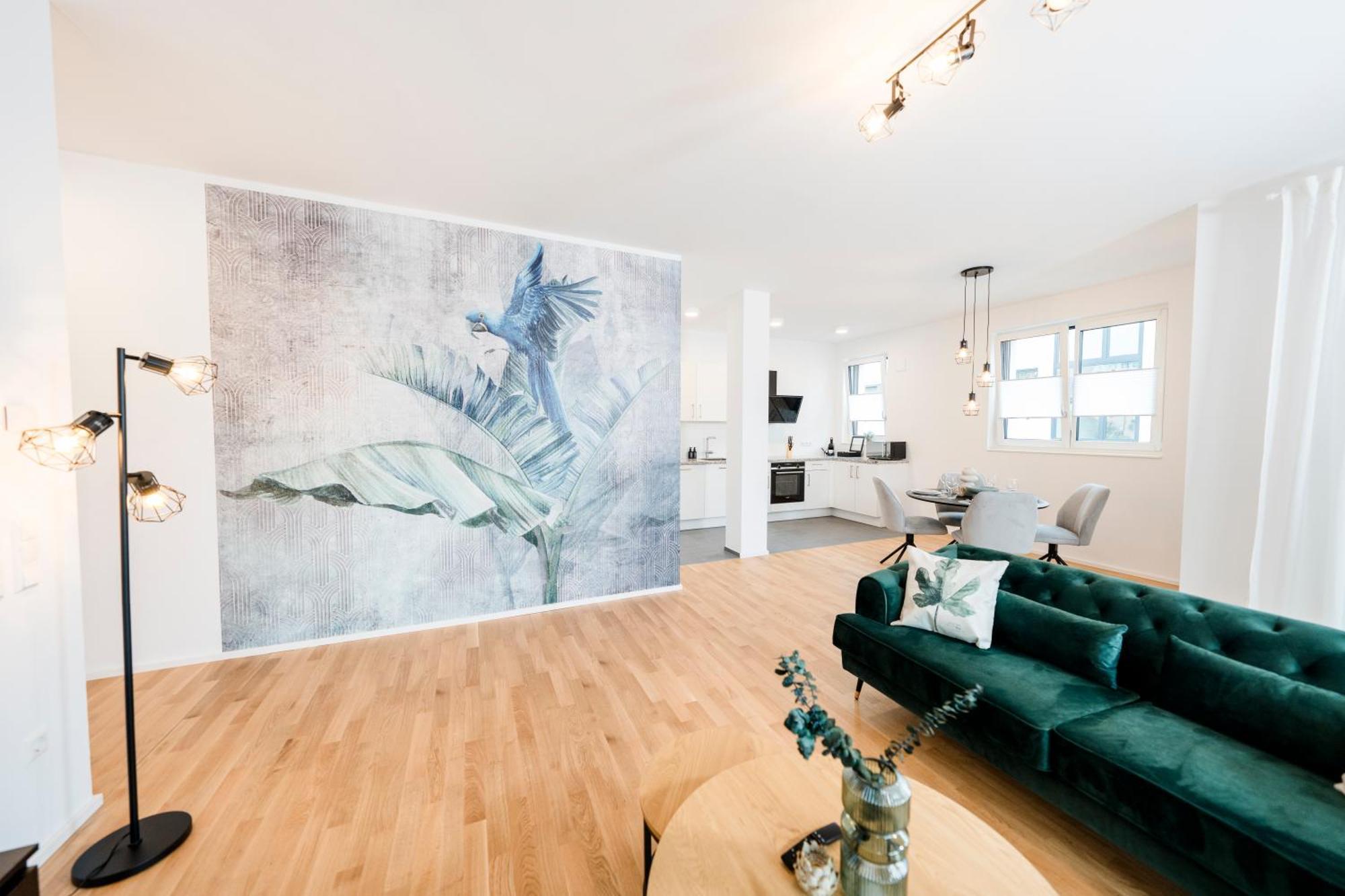 Kocasa-Apartments 02, Design, City-Center Boeblingen, Stellplatz, Balkon, Waipu-Tv Kültér fotó