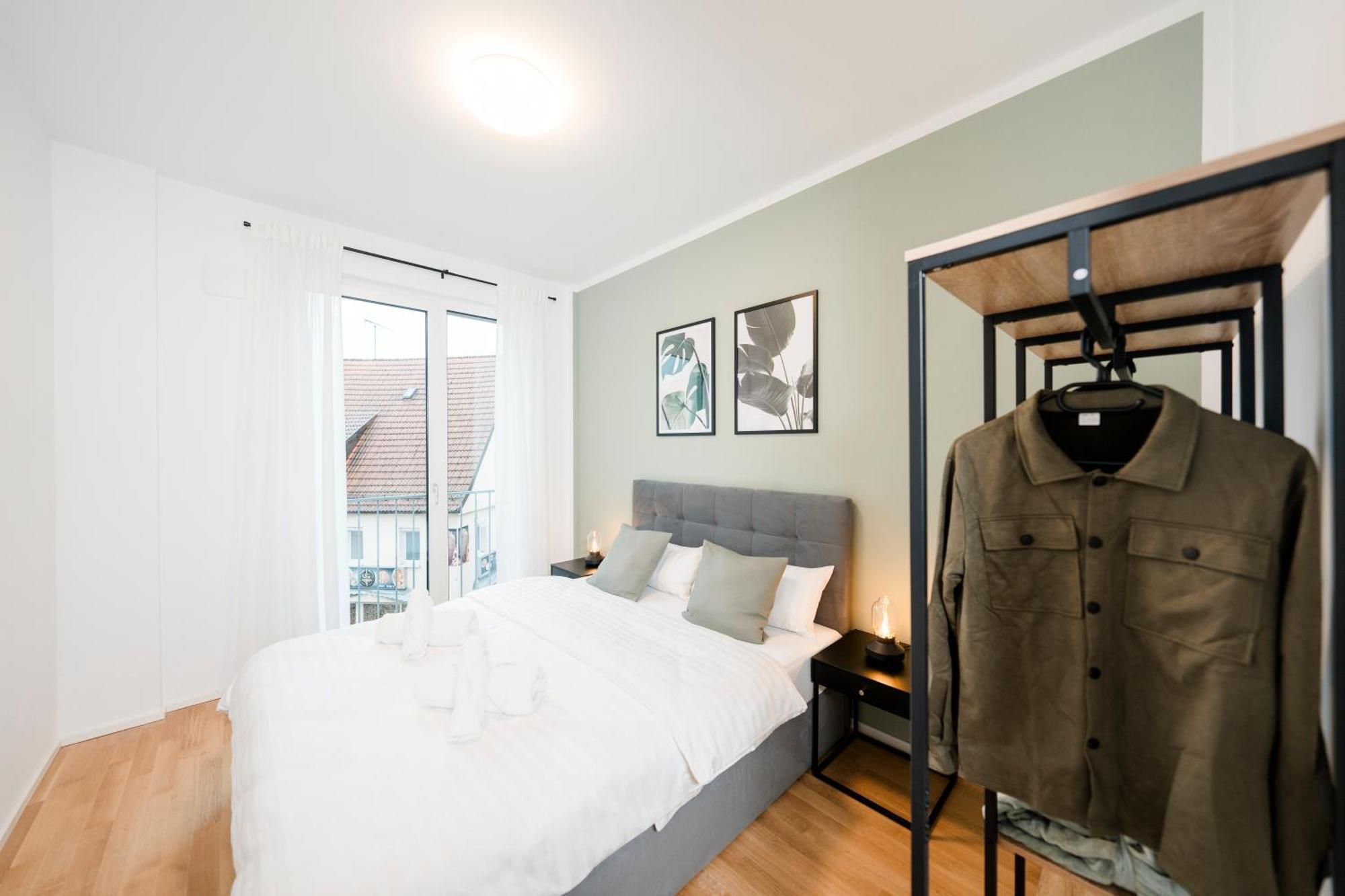 Kocasa-Apartments 02, Design, City-Center Boeblingen, Stellplatz, Balkon, Waipu-Tv Kültér fotó